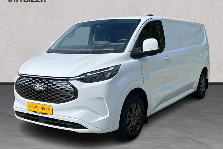 Hvid Ford E-Transit Custom fra 2026