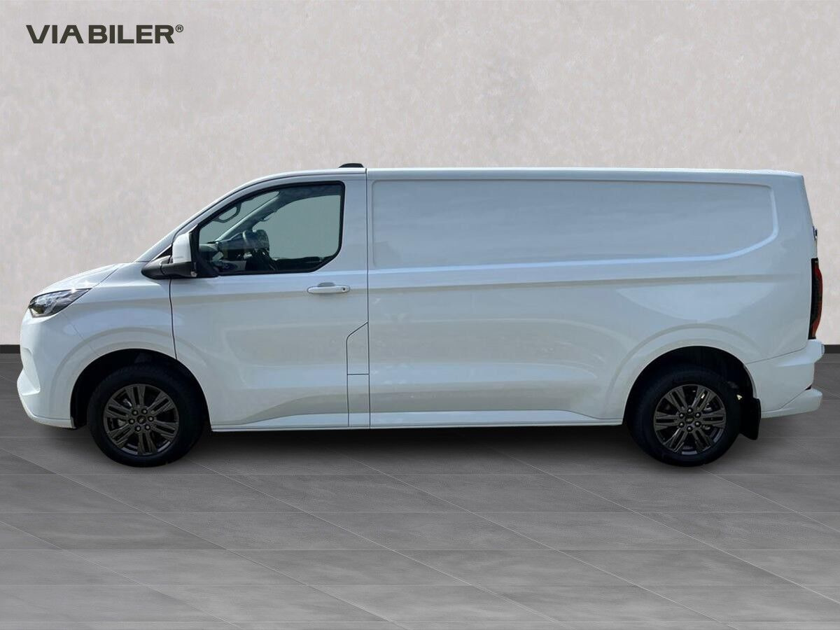 Hvid Ford E-Transit Custom fra 2026