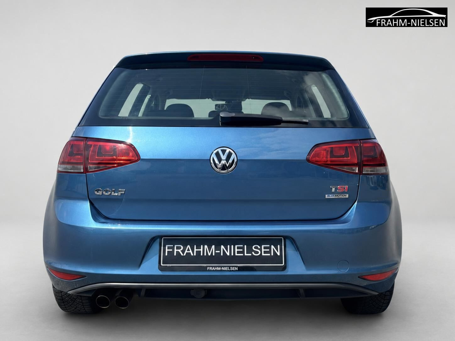 Blå VW Golf fra 2013