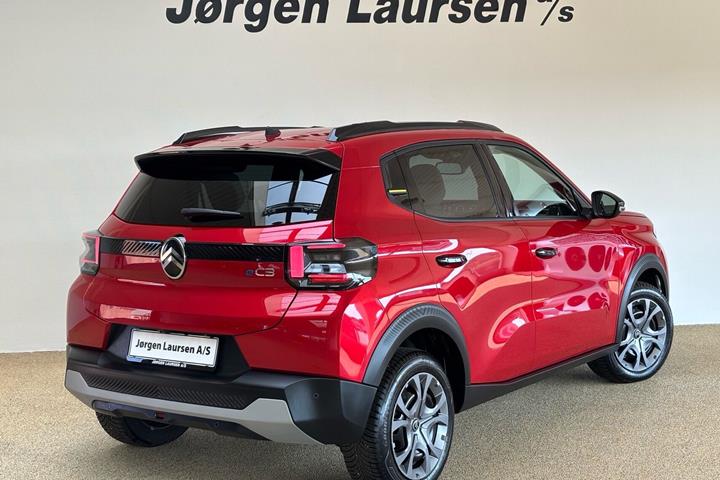 Rød Citroën ë-C3 fra 2025