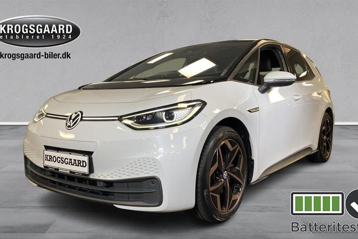 Hvid VW ID.3 fra 2021