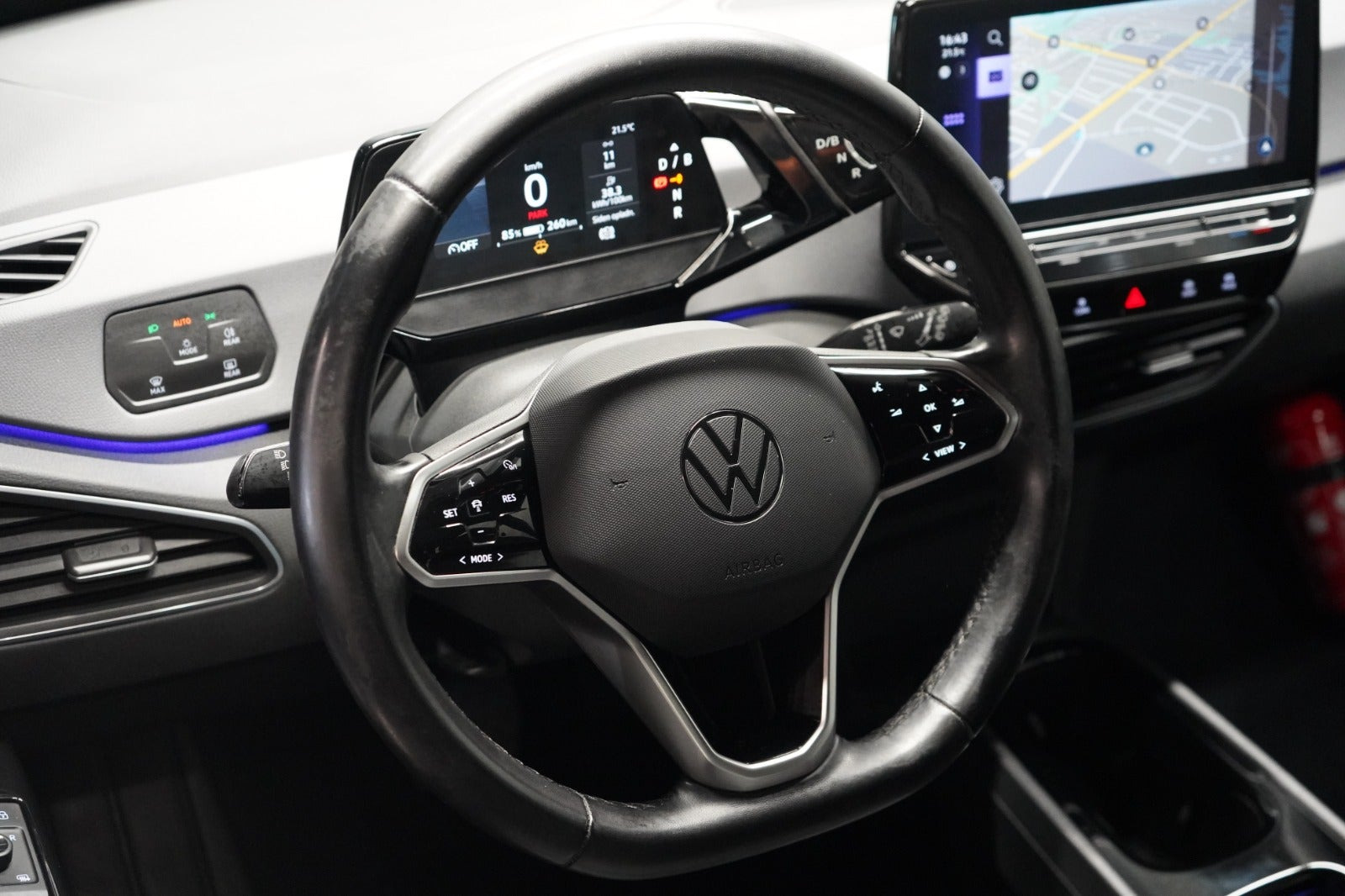 Blå VW ID.3 fra 2022