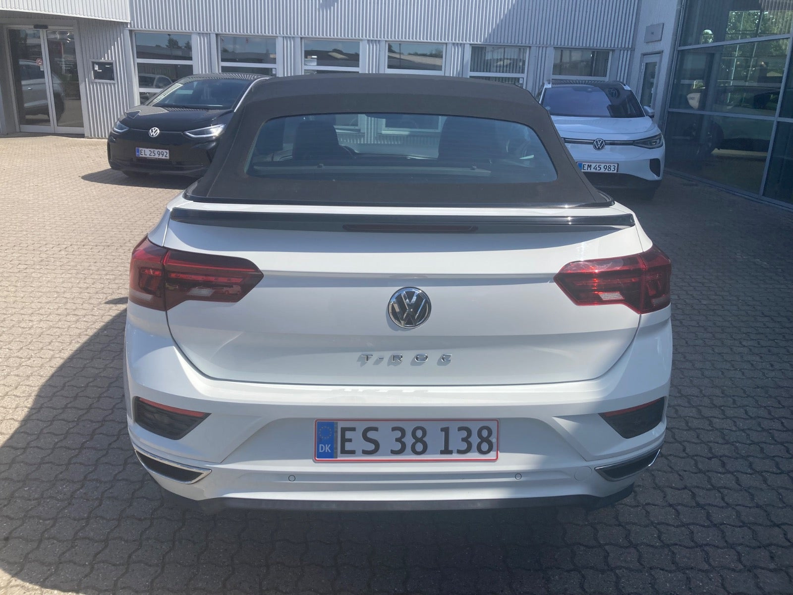 Hvid VW T-Roc fra 2020