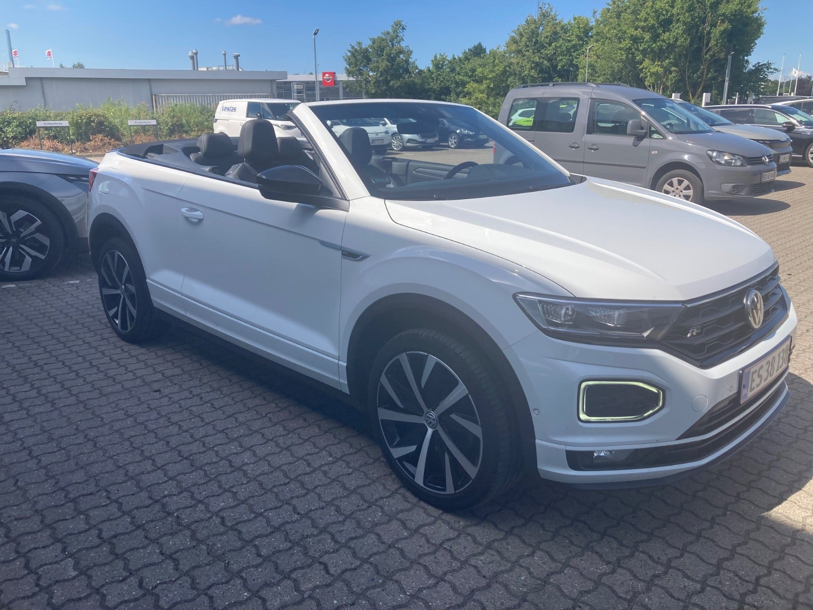 Hvid VW T-Roc fra 2020