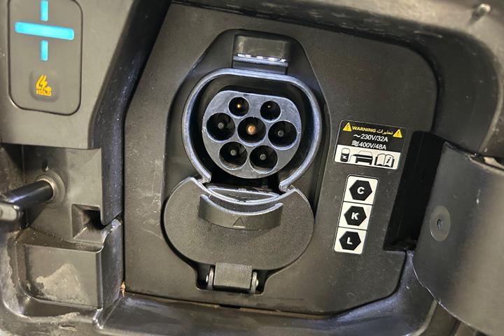 Grå Kia EV3 fra 2025