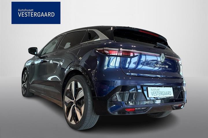 Blå Renault Megane E-Tech fra 2023