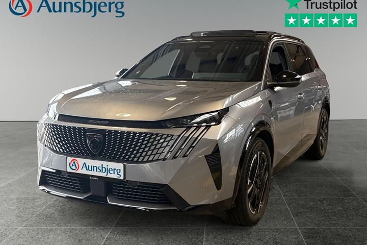 Grå Peugeot e-5008 fra 2026 set udefra