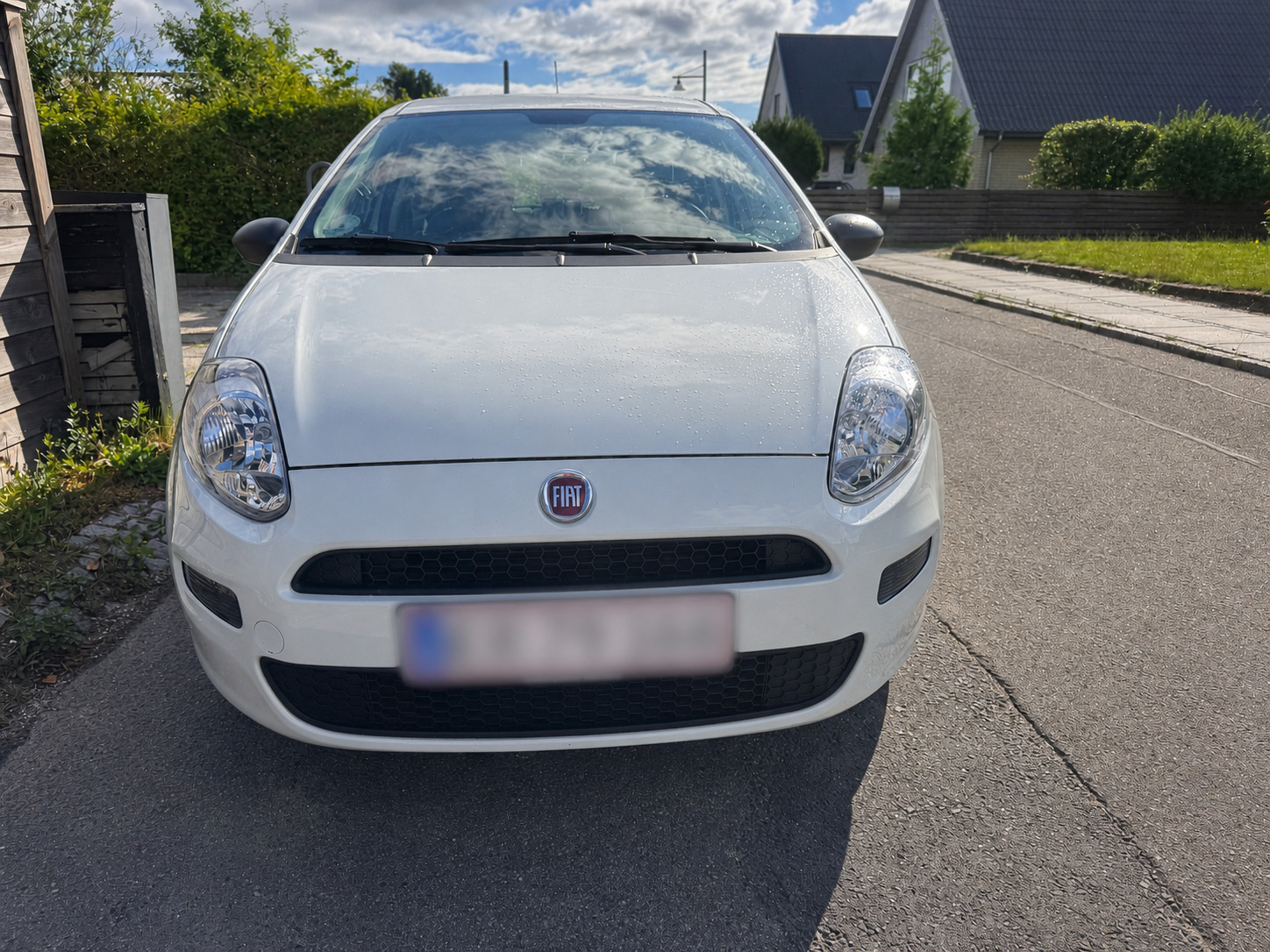 Hvid Fiat Punto fra 2013
