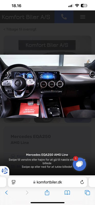 undefined Mercedes EQA 250 fra 2021