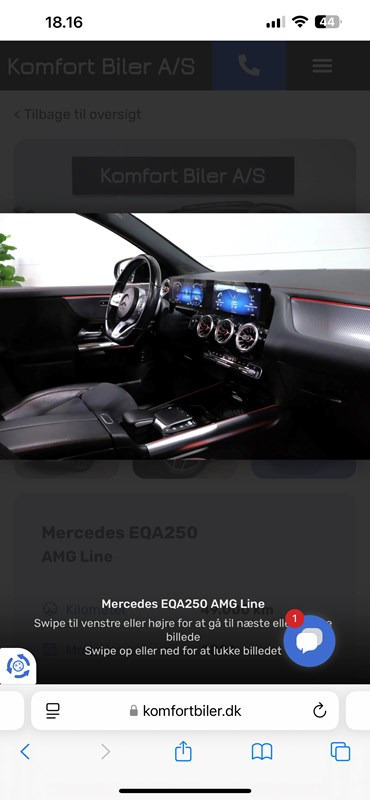 undefined Mercedes EQA 250 fra 2021