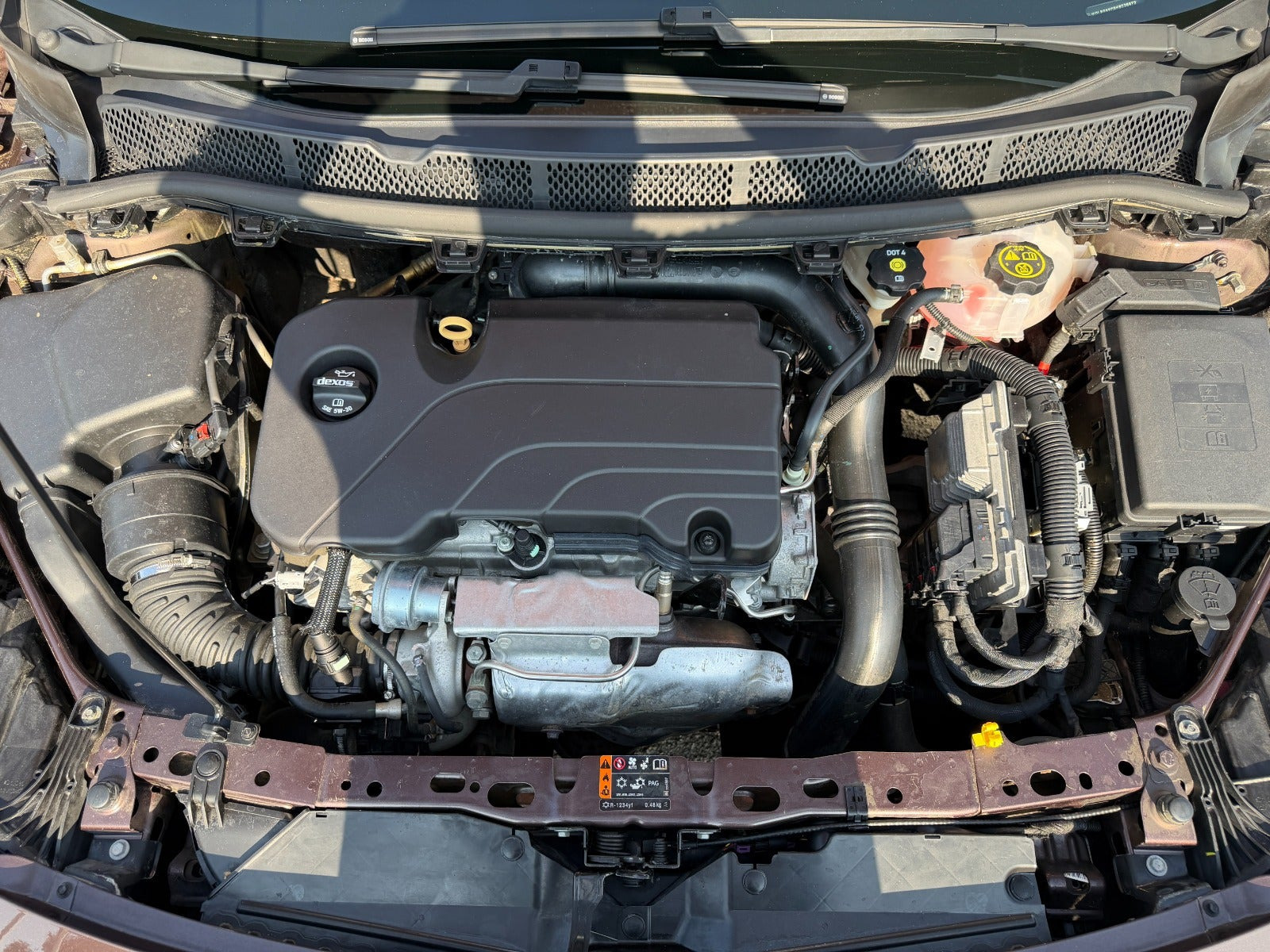 Brun Opel Astra fra 2017