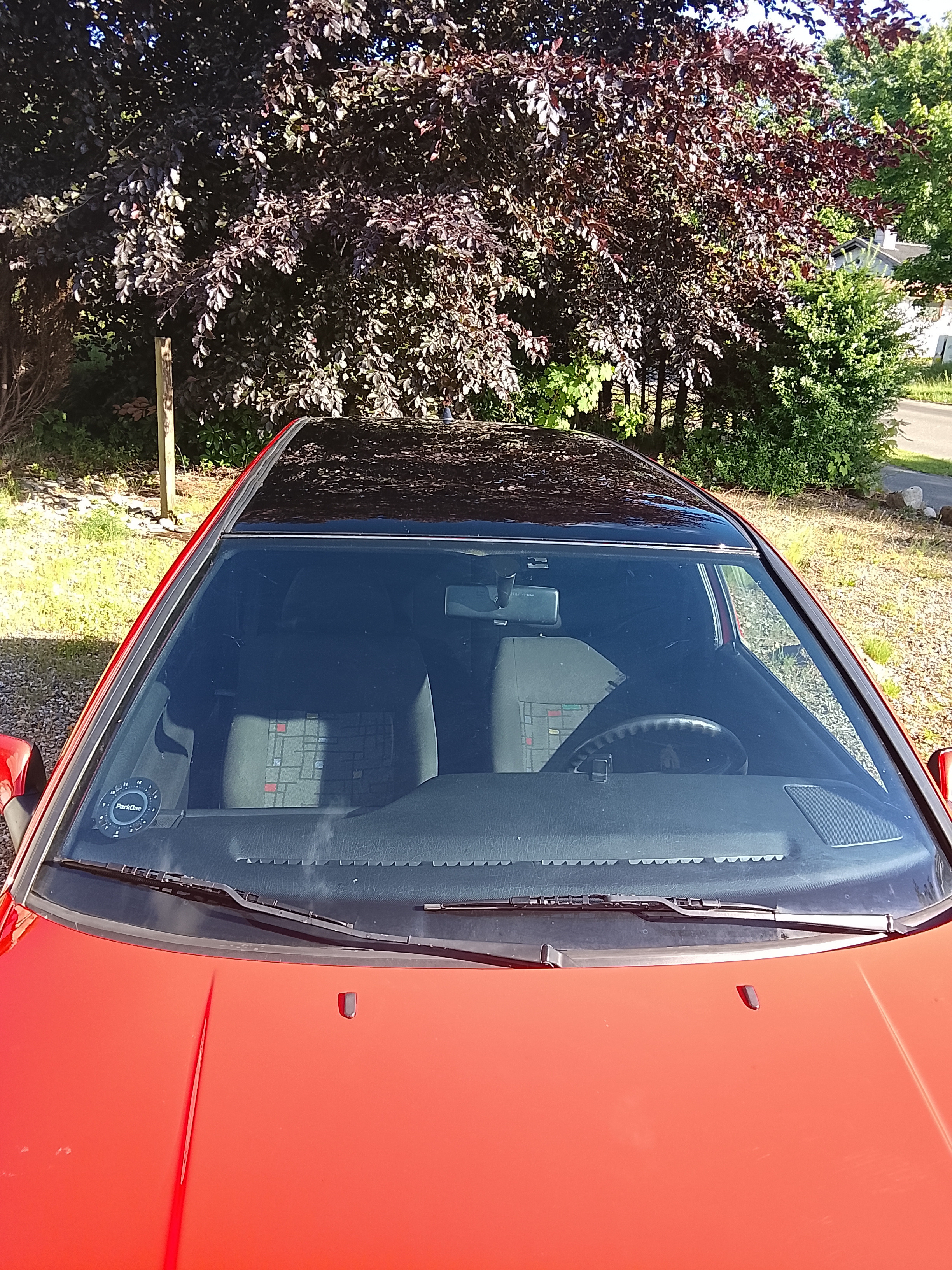 Rød VW Golf fra 1997