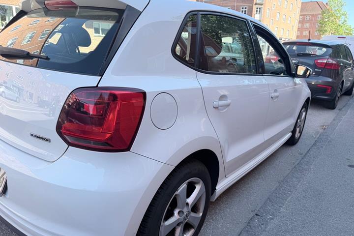 Hvid VW Polo fra 2015