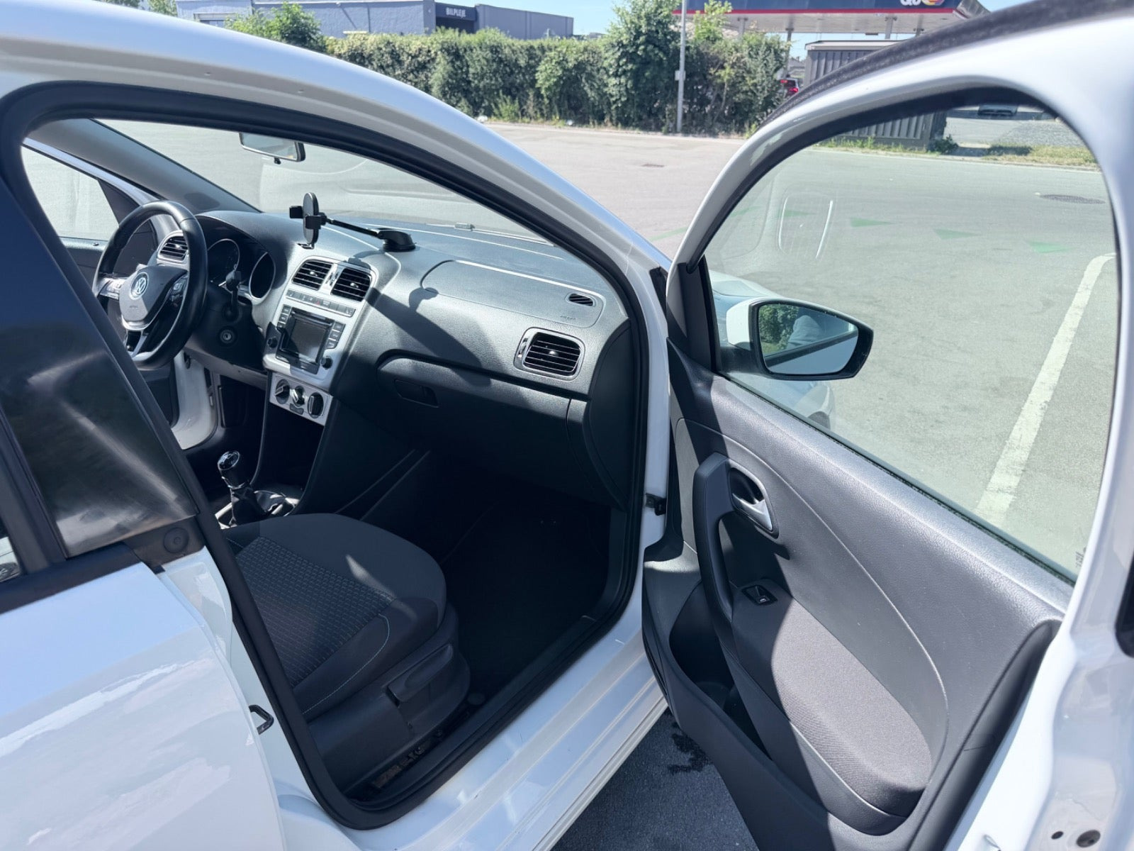 Hvid VW Polo fra 2015