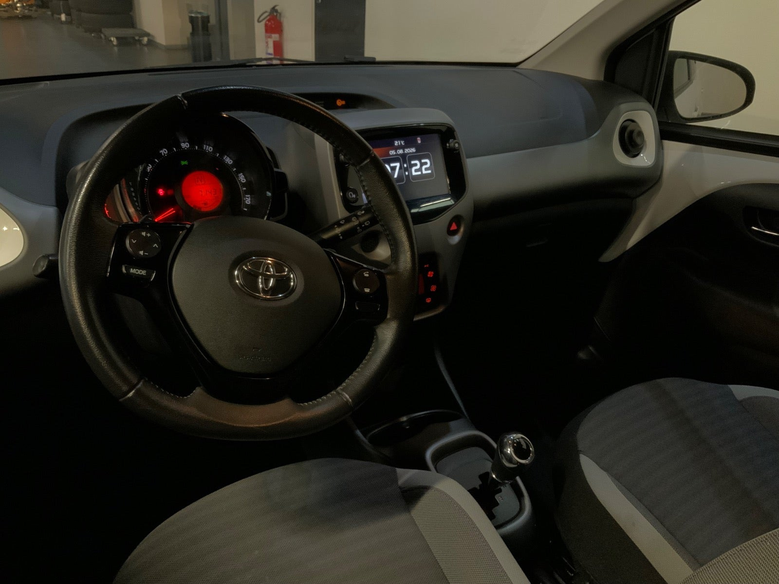 Hvid Toyota Aygo fra 2020