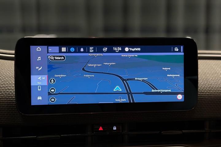 Grå Fiat 500e fra 2020
