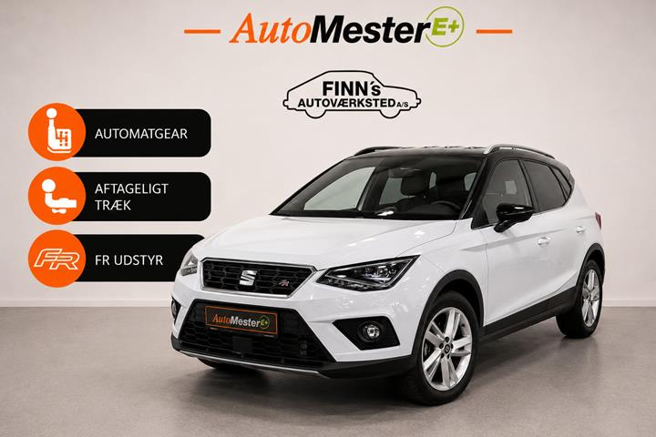 Hvid Seat Arona fra 2021 set udefra