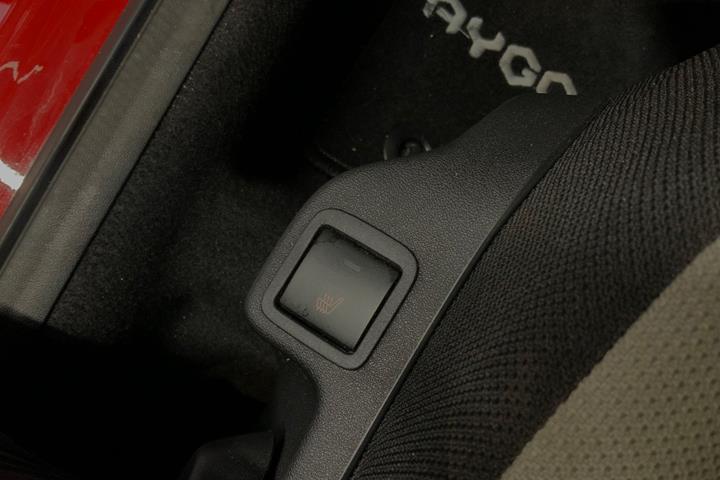 Rød Toyota Aygo fra 2019