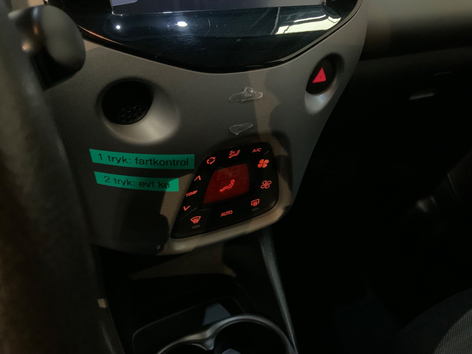 Rød Toyota Aygo fra 2019