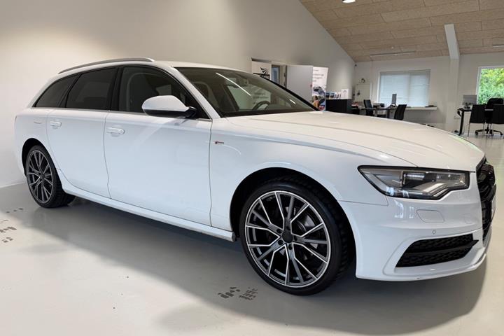 Hvid Audi A6 fra 2014