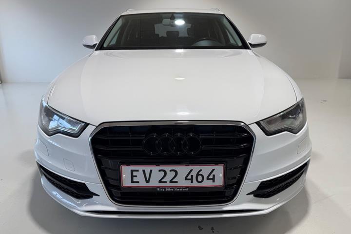 Hvid Audi A6 fra 2014