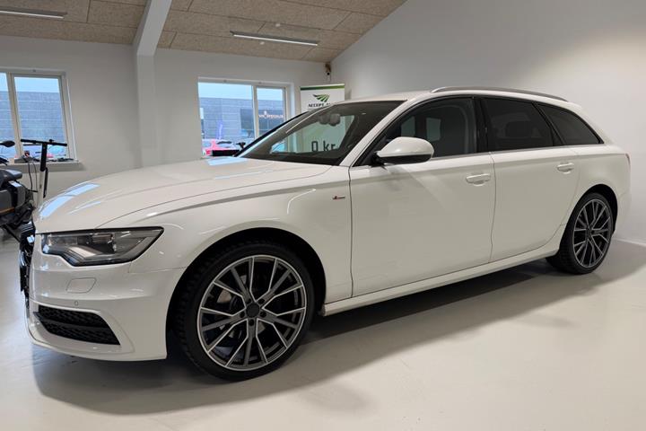 Hvid Audi A6 fra 2014