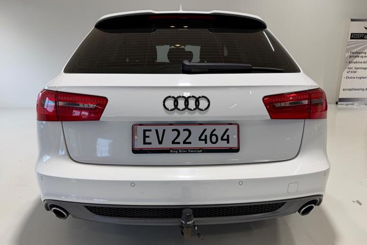Hvid Audi A6 fra 2014