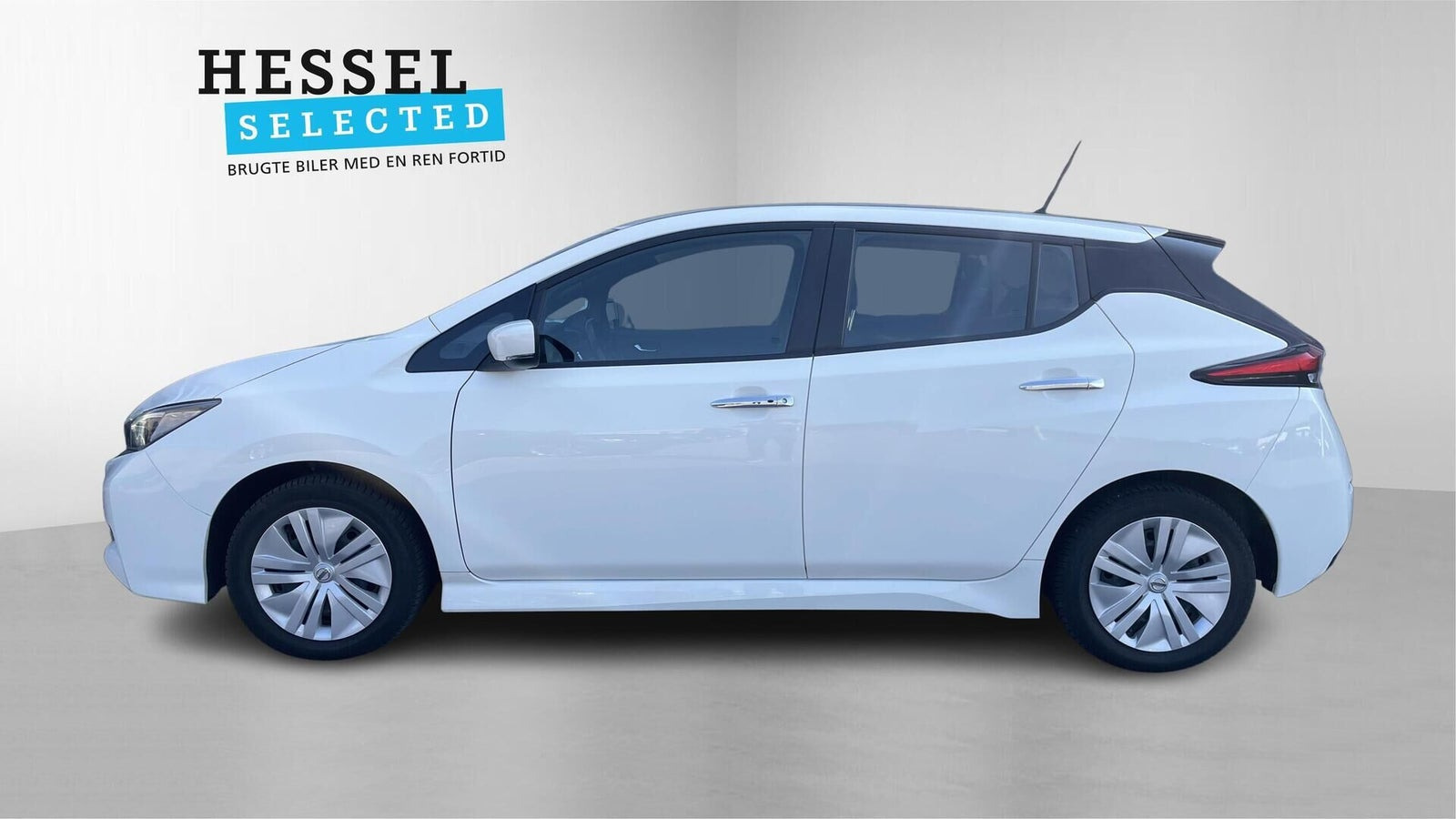 Hvid Nissan Leaf fra 2022