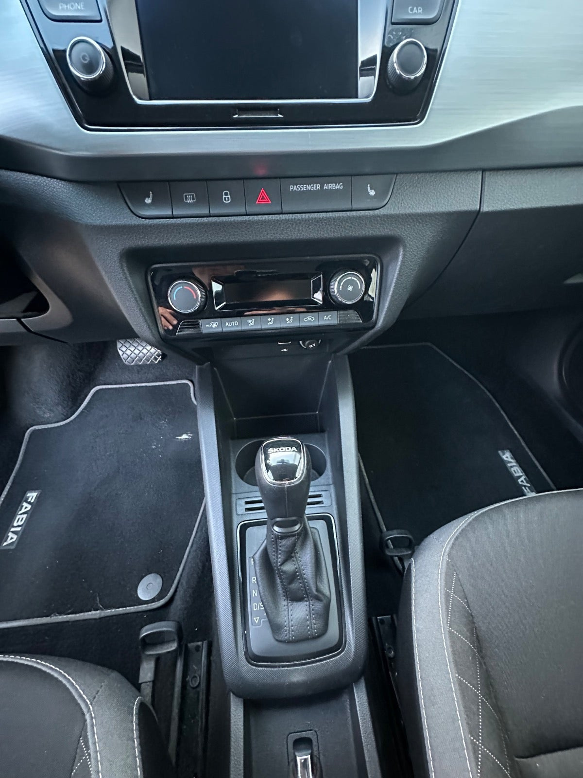 Sort Skoda Fabia fra 2019