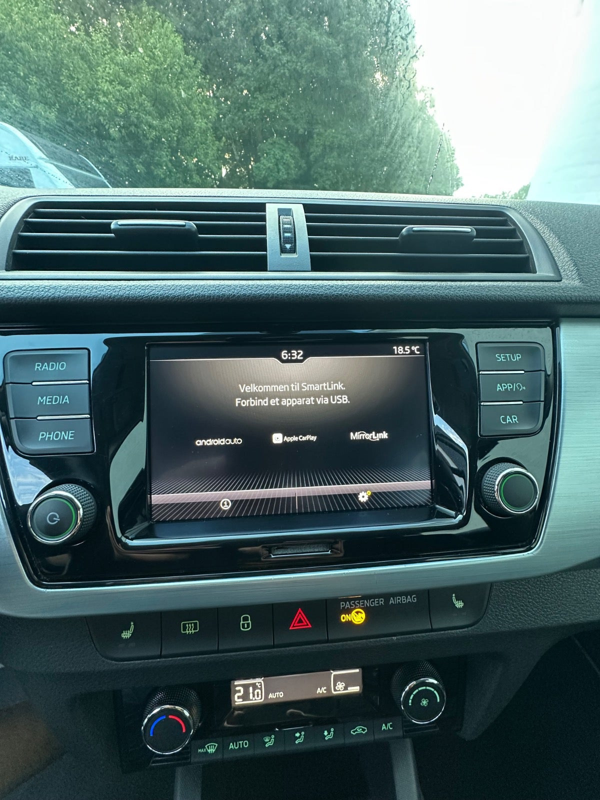 Sort Skoda Fabia fra 2019