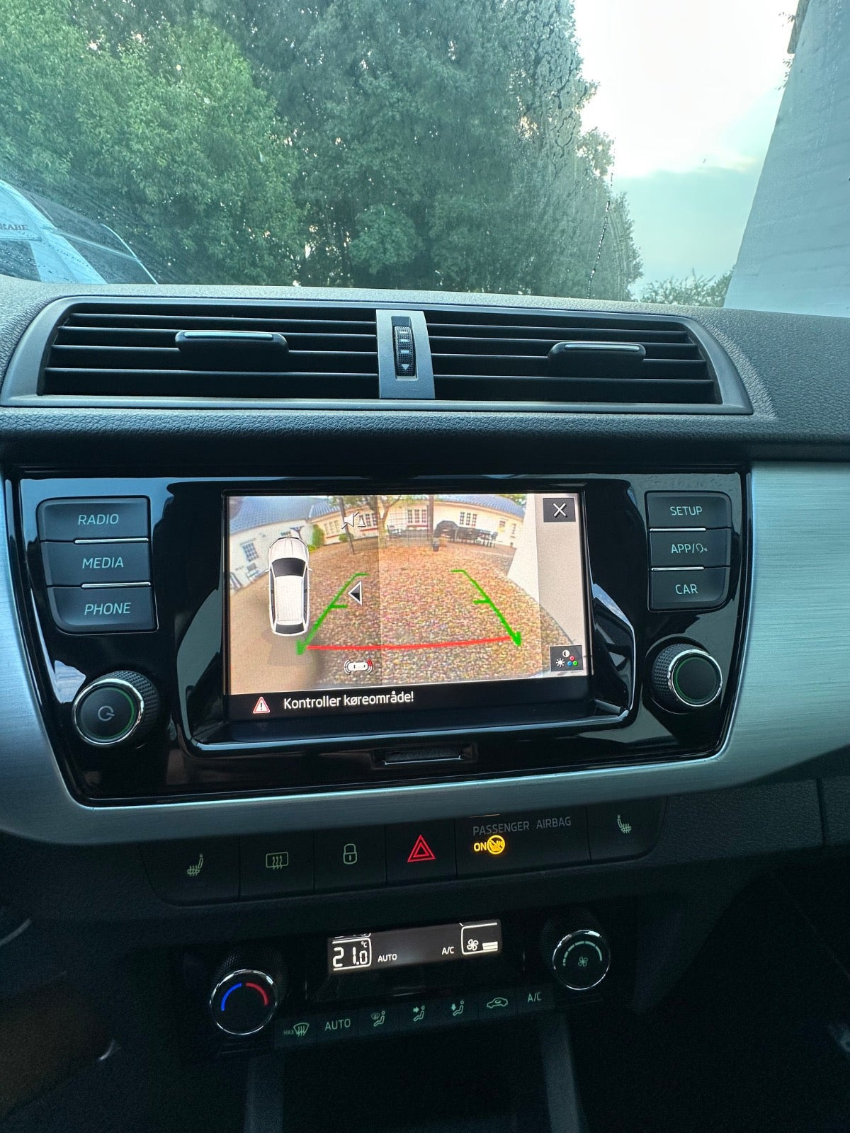 Sort Skoda Fabia fra 2019
