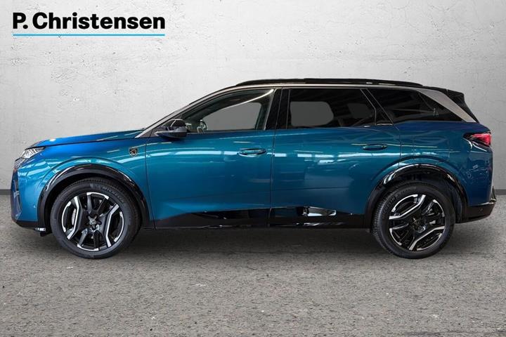 Blå Peugeot e-5008 fra 2025