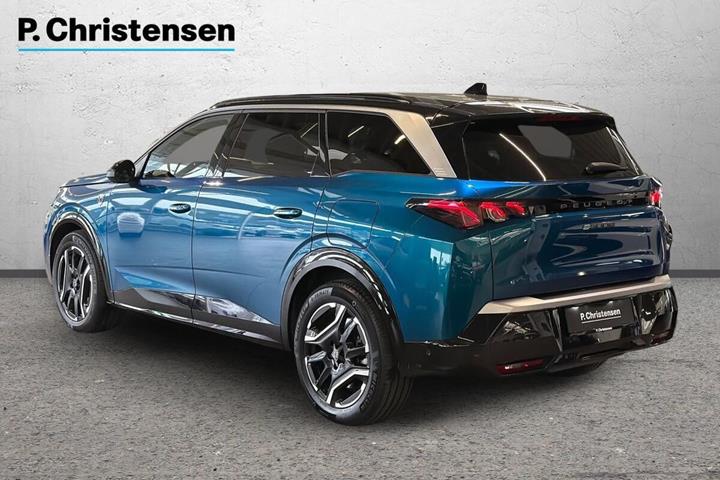 Blå Peugeot e-5008 fra 2025