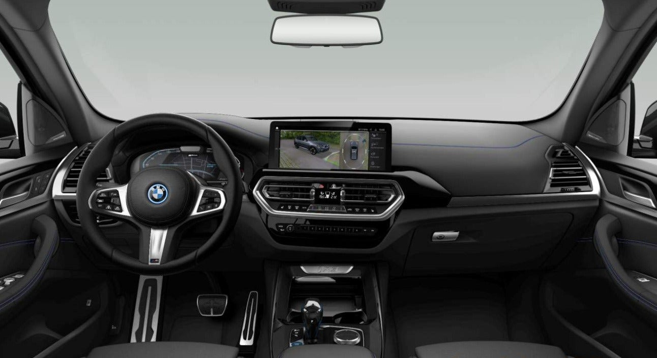 Grå BMW iX3 fra 2022