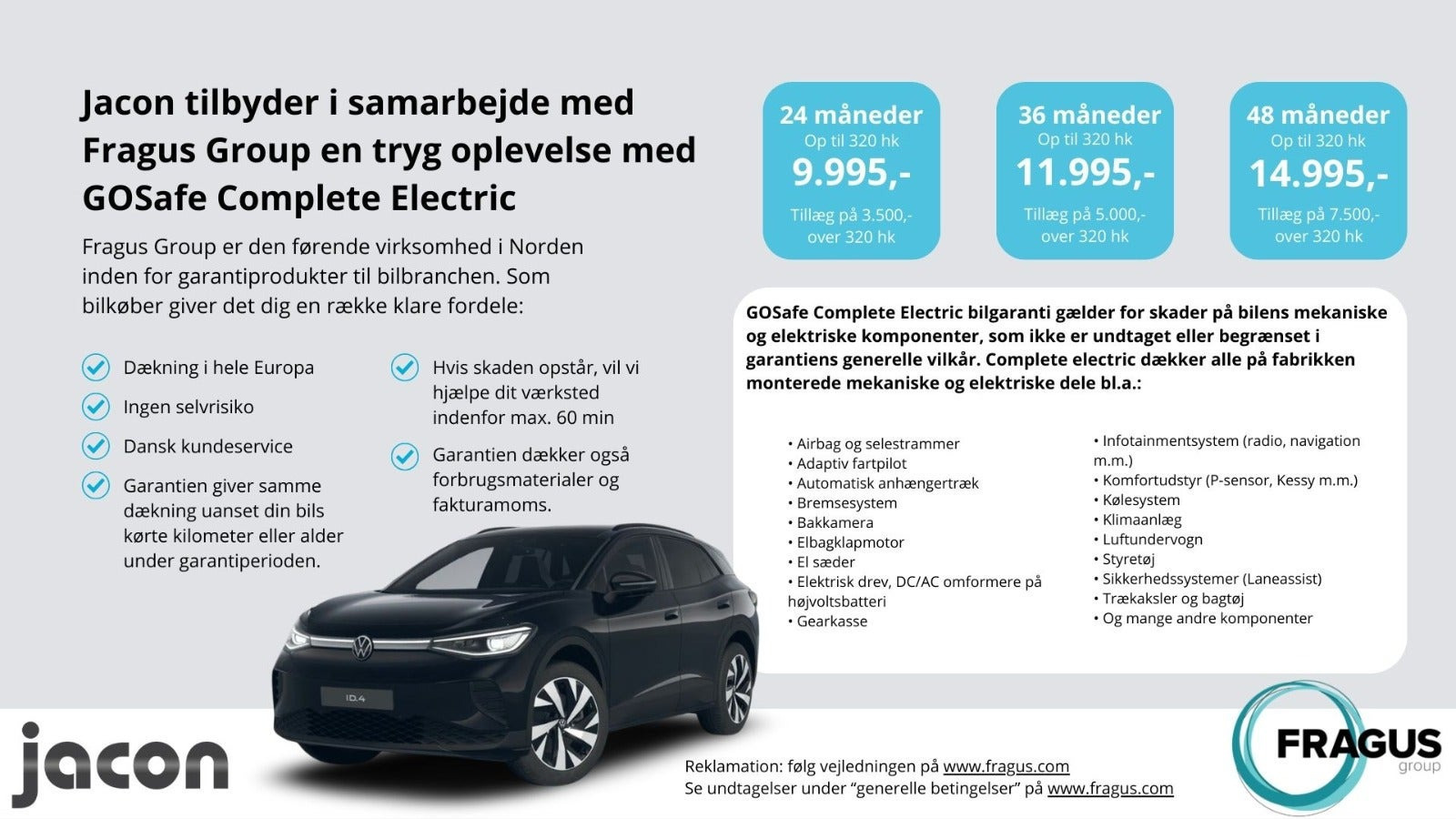 Blå Skoda Enyaq fra 2021