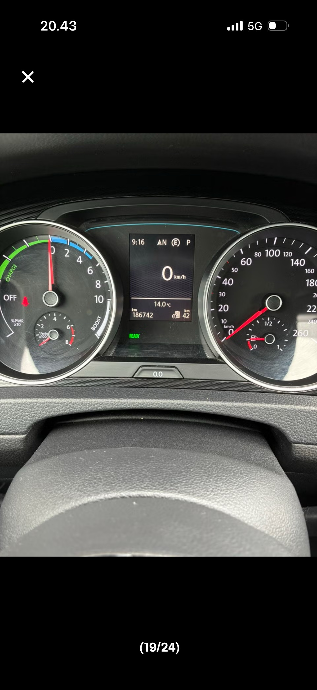 Sort VW Golf fra 2015