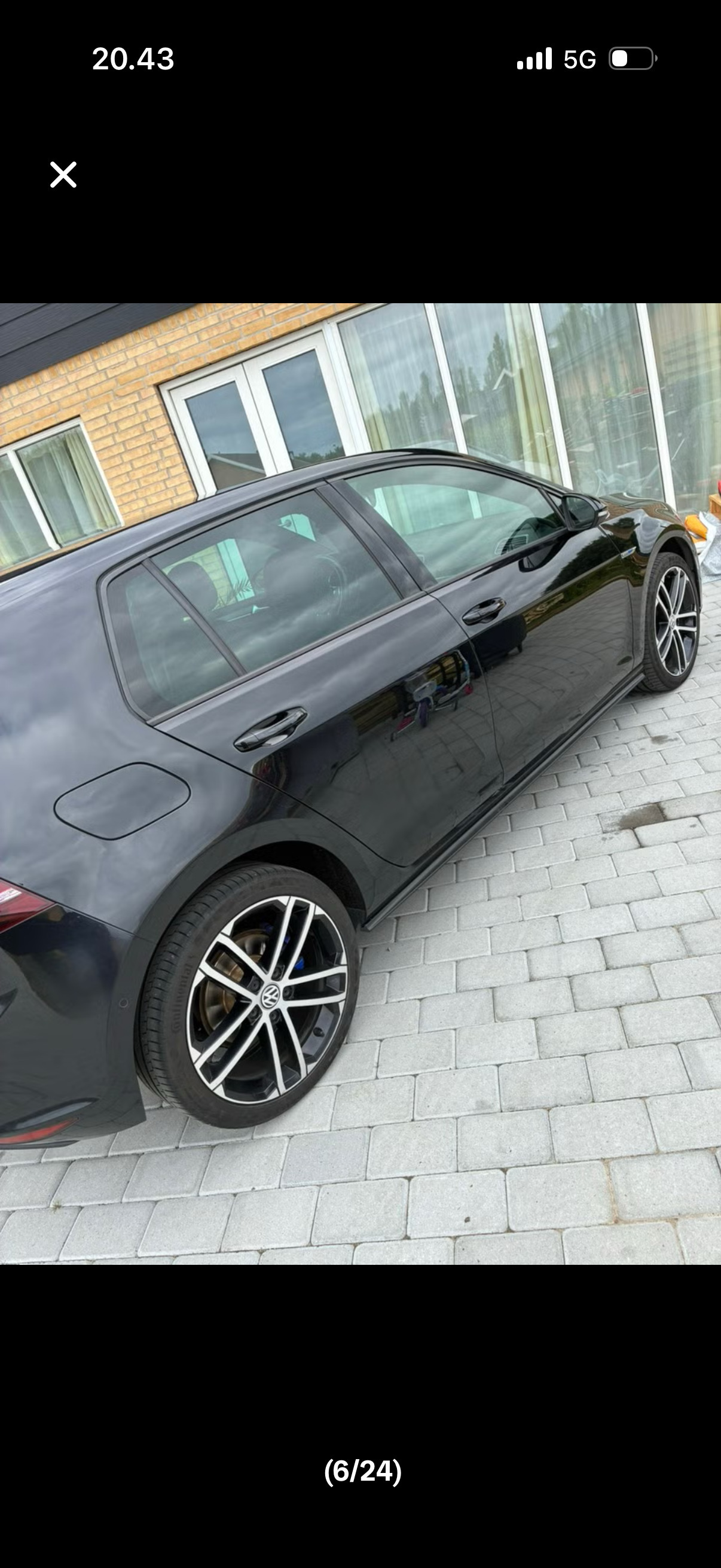 Sort VW Golf fra 2015
