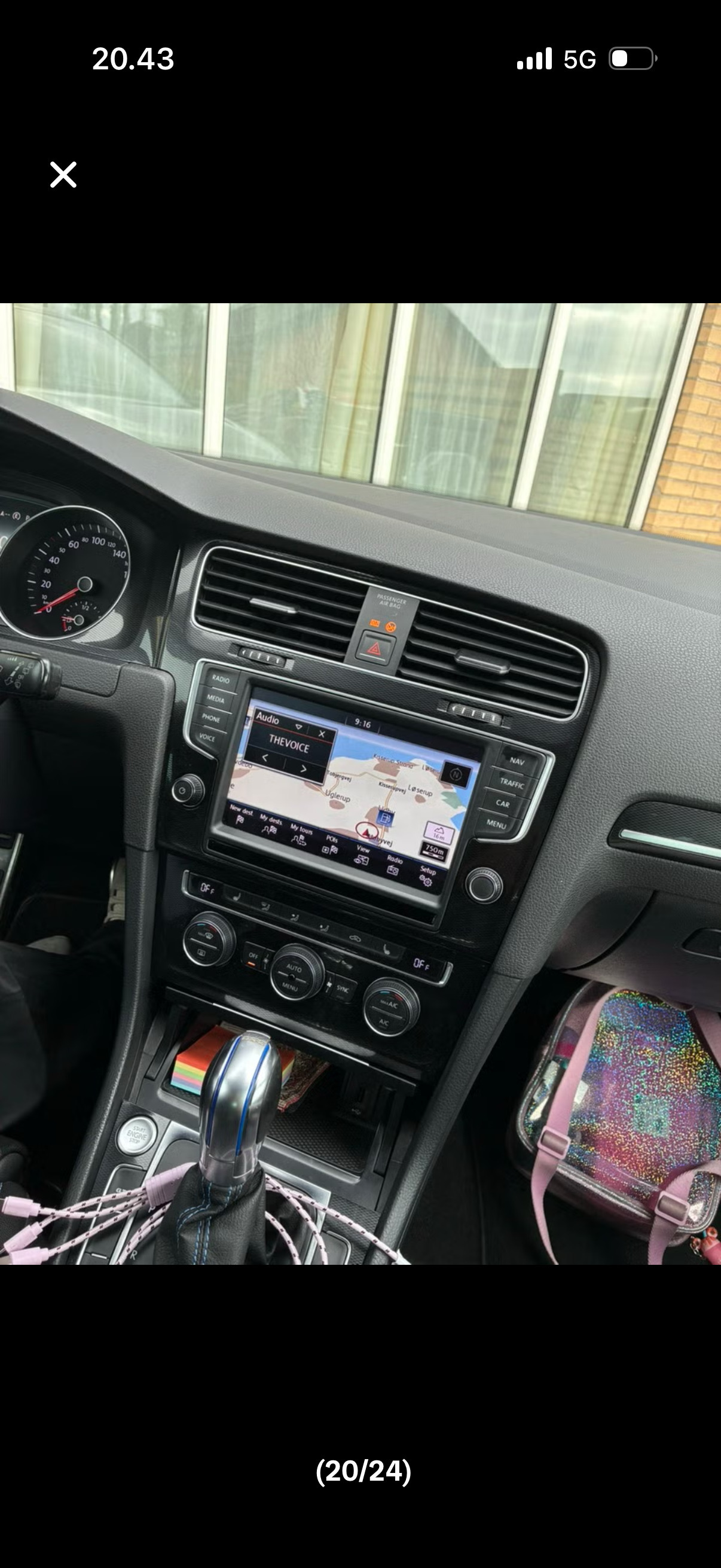 Sort VW Golf fra 2015