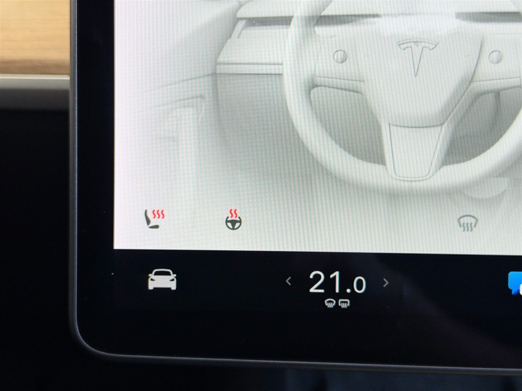 Grå Tesla Model 3 fra 2022