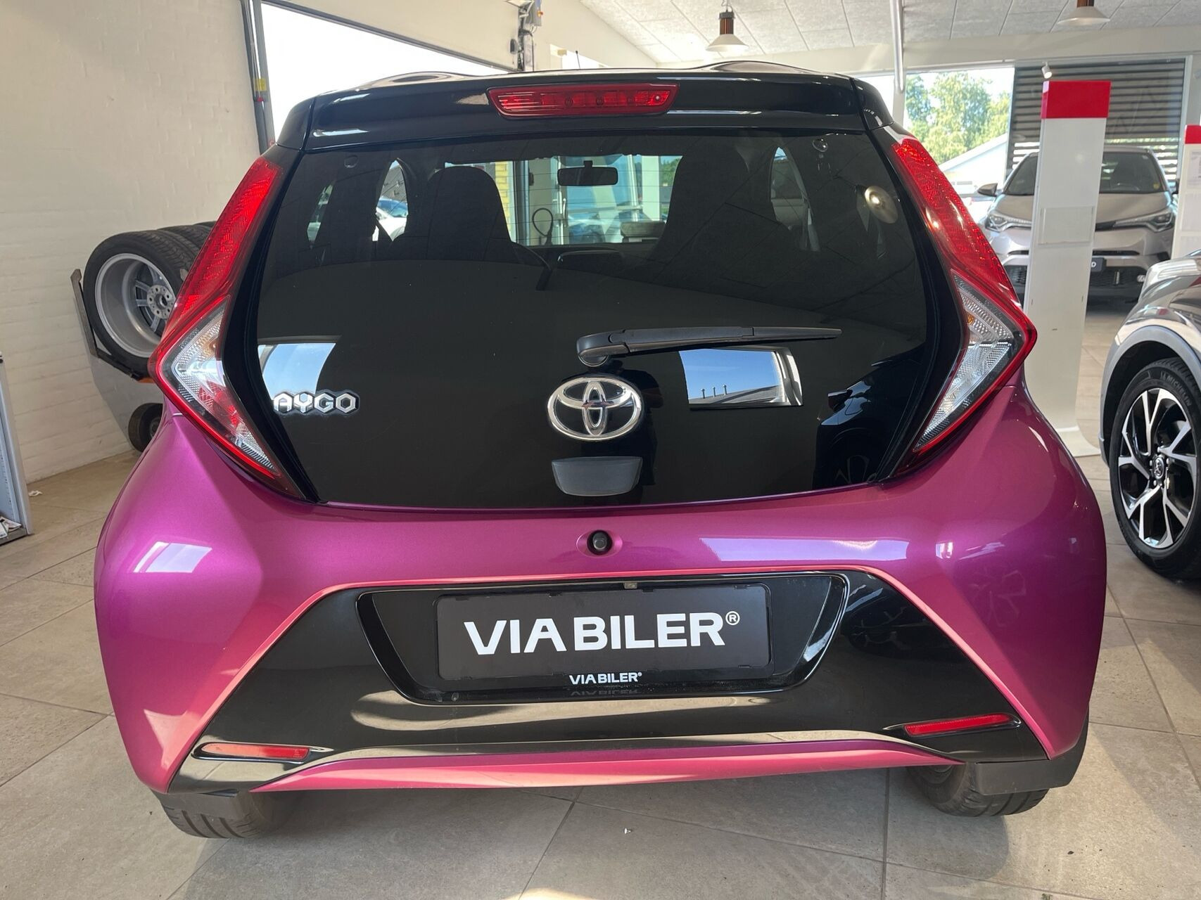 Lilla Toyota Aygo fra 2018