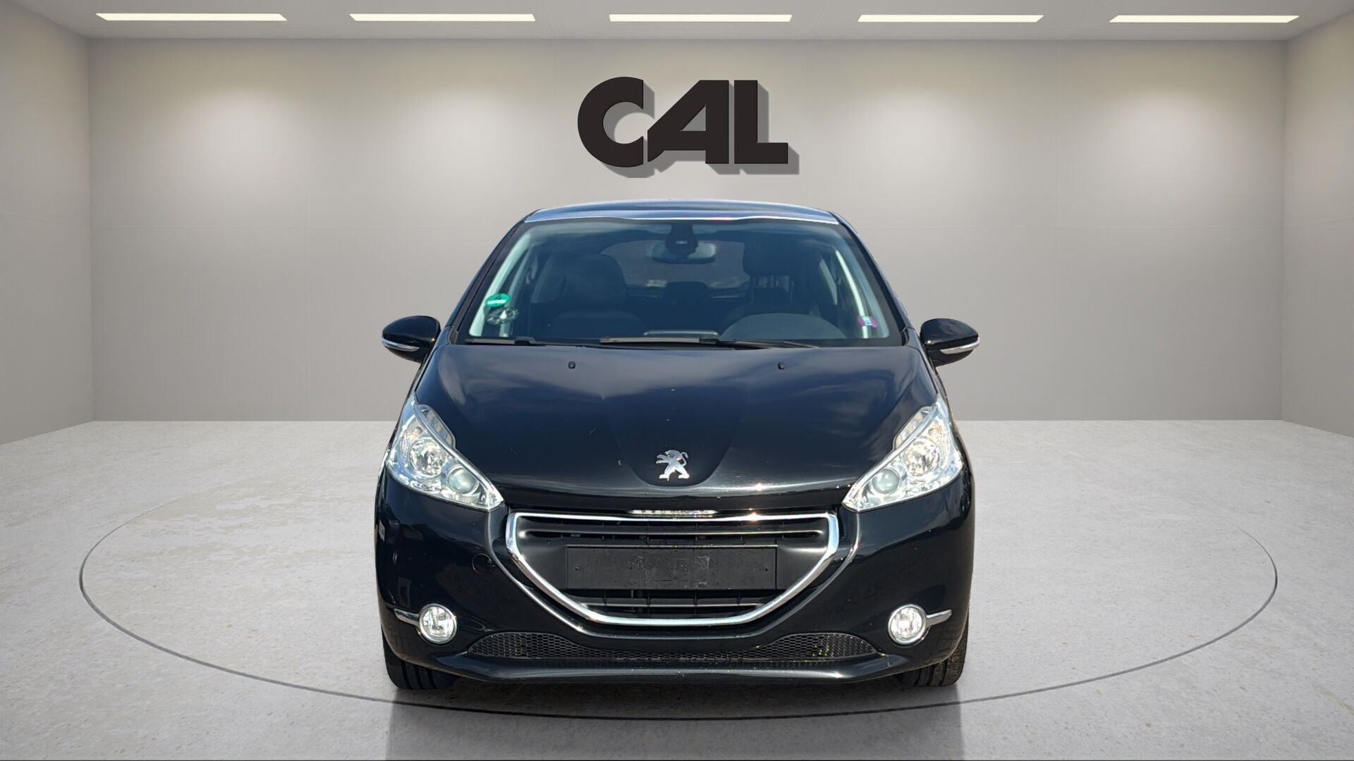 Sort Peugeot 208 fra 2015