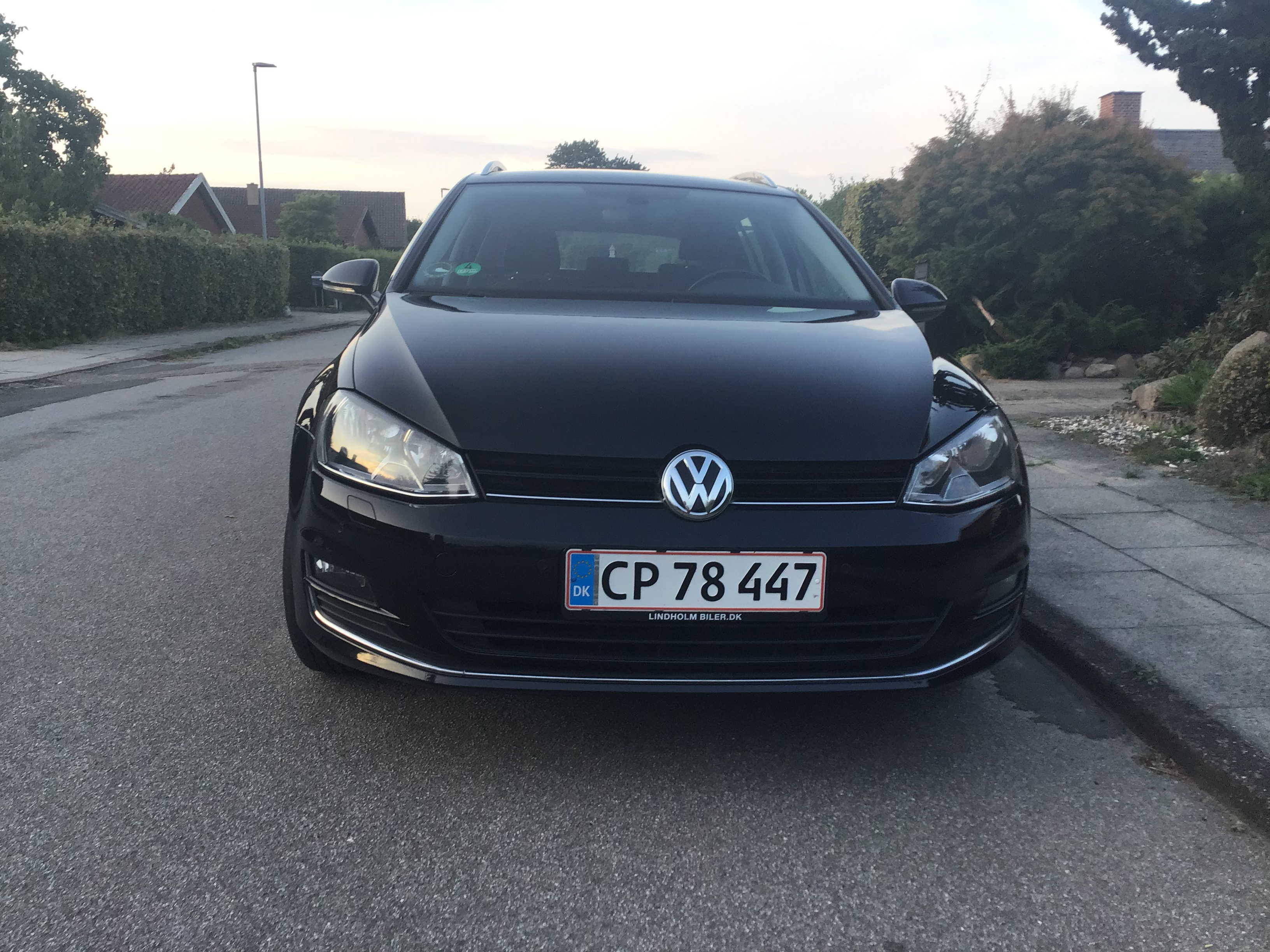 Sort VW Golf fra 2016