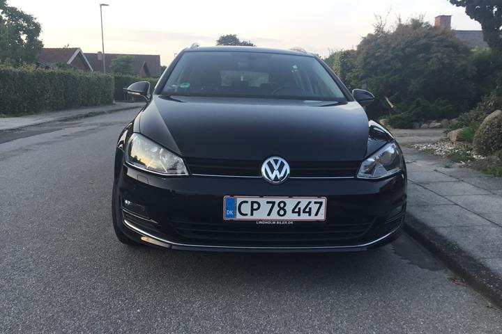 Sort VW Golf fra 2016