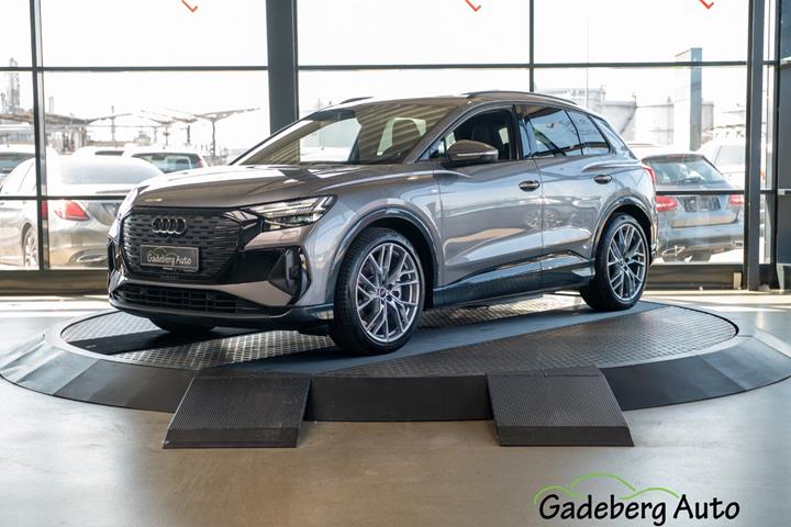 Grå Audi Q4 e-tron fra 2025