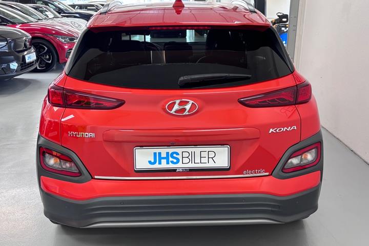 Rød Hyundai Kona fra 2020