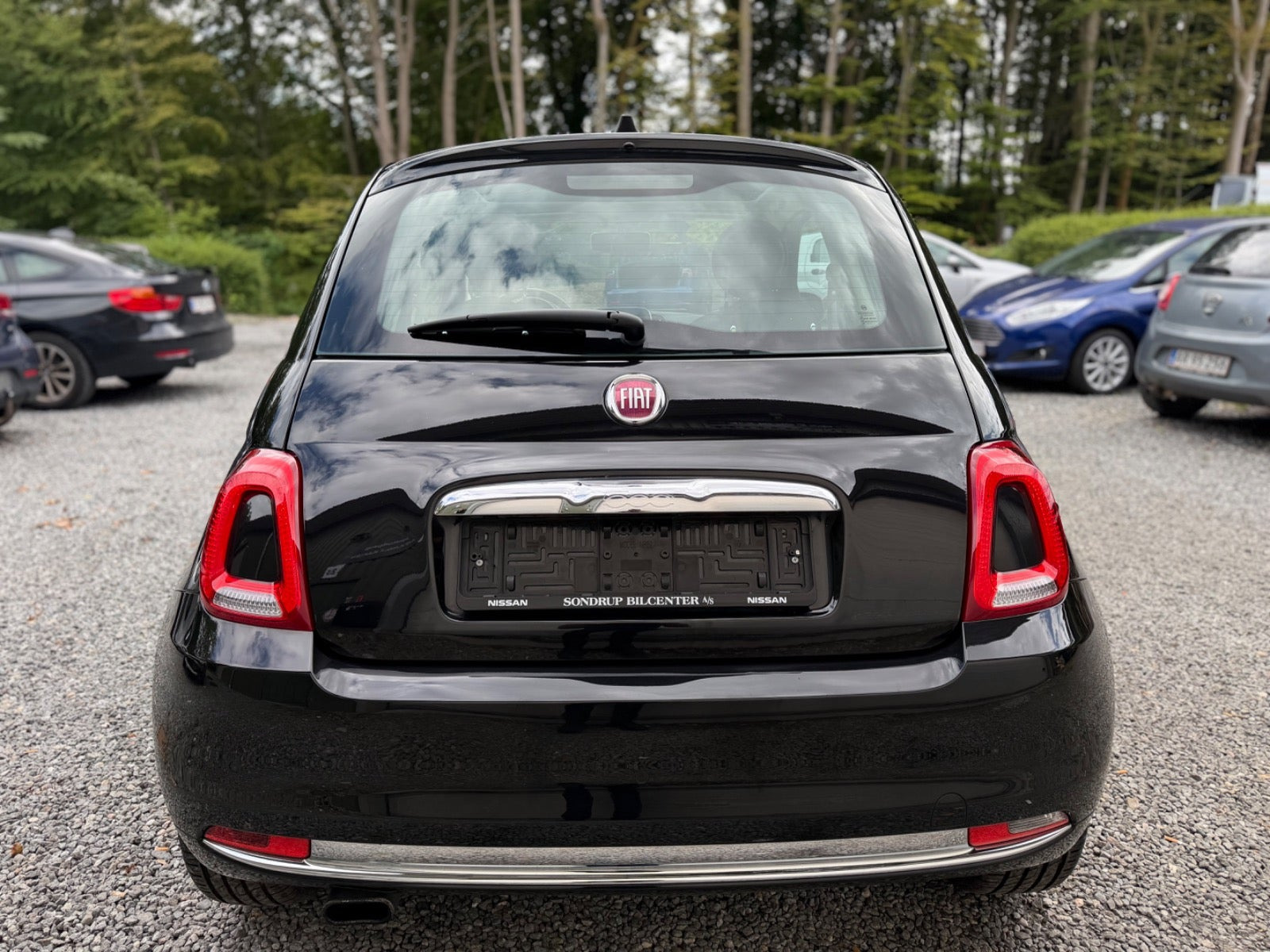 Sort Fiat 500 fra 2018