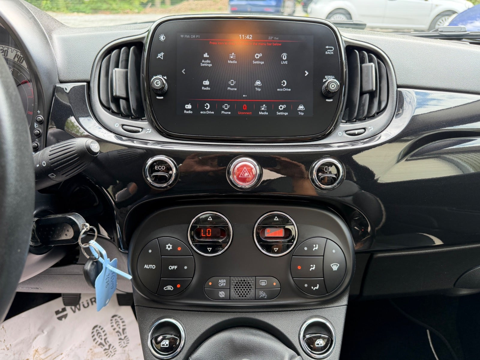 Sort Fiat 500 fra 2018