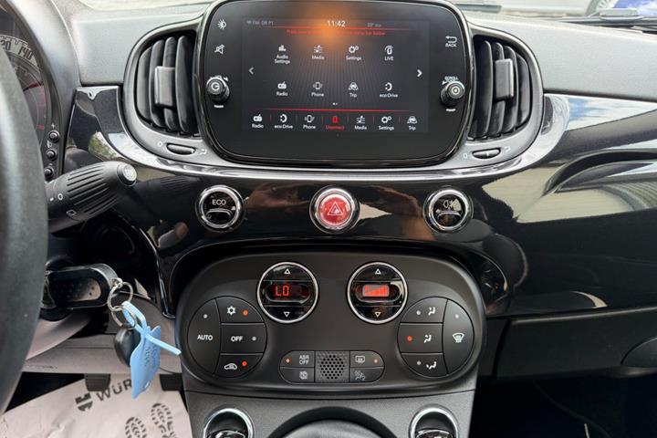 Sort Fiat 500 fra 2018