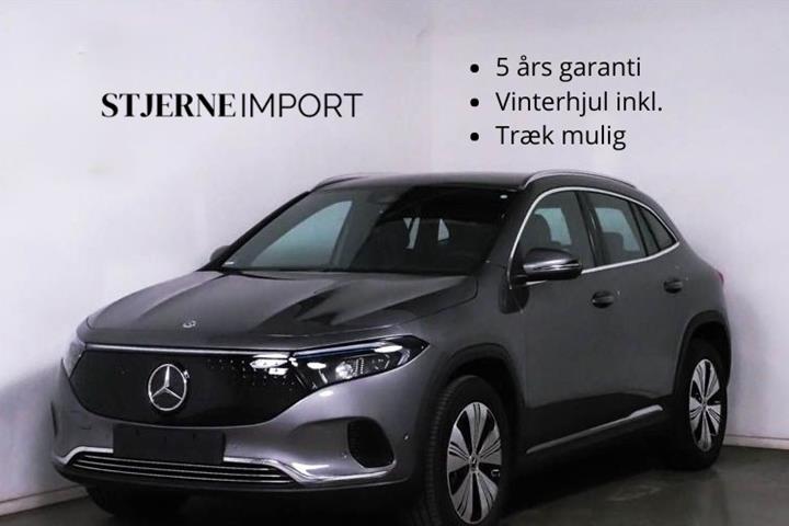 Hvid Mercedes EQA250+ fra 2025 set udefra