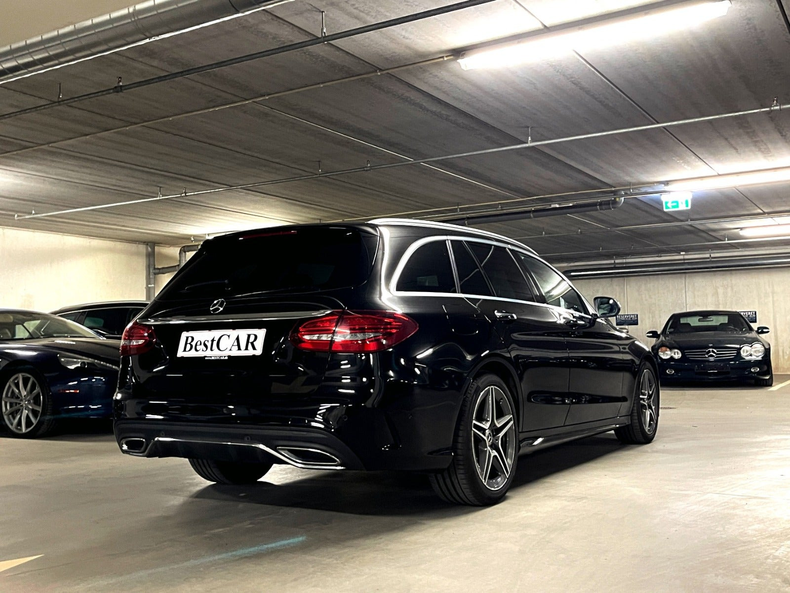 Sort Mercedes C220 d fra 2020